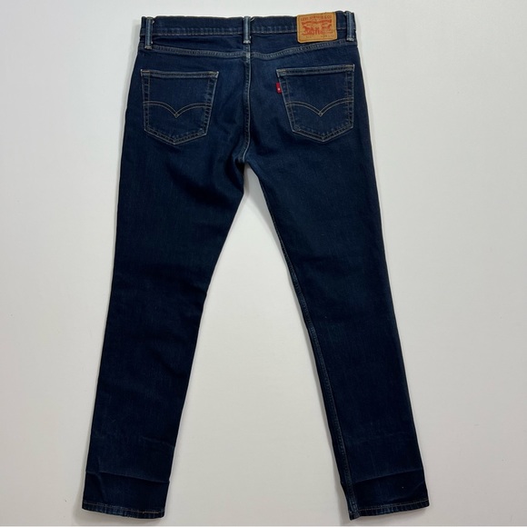 Levi’s 511 Denim Dark Wash Blue Jeans Men’s 34 x 32 See Measurements - Picture 3 of 8
